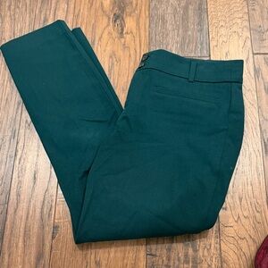 Anthropologie Green Slim fit pants